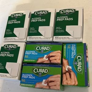 Curad Alcohol Pads 7 Box Bundle